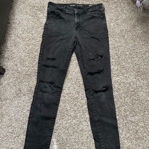 Size 10 Black Ripped Jeans